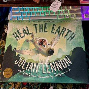 Signed Book - Julian Lennon Heal the Earth